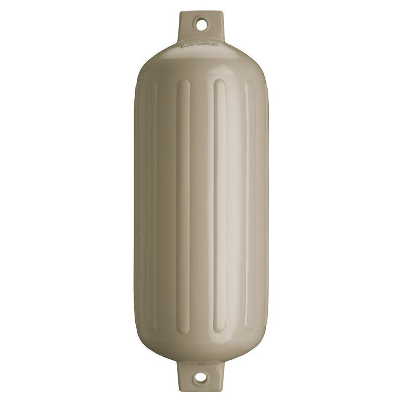 Polyform G-6 Twin Eye Fender 11" x 30" - Sand [G-6-SANDWO] - Essenbay Marine