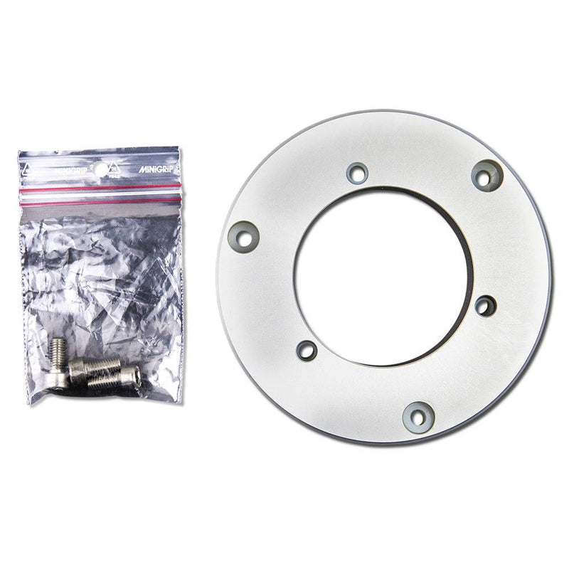 Lopolight Circular Baseplate f/Horizontal Mount Lights - Aluminum - Silver [400-401] - Essenbay Marine