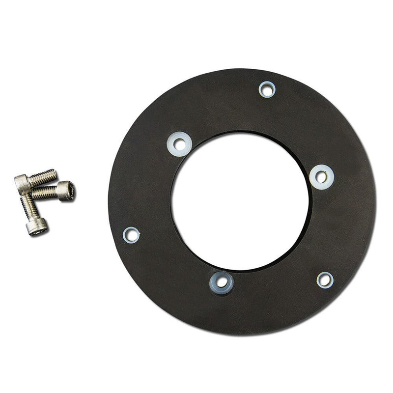 Lopolight Circular Baseplate f/Horizontal Mount Lights - Aluminum - Black [400-401-B] - Essenbay Marine