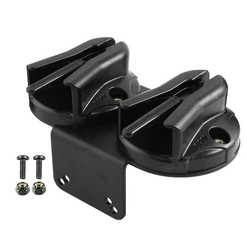 RAM Mount RAM Double Microphone Clip w/90-Degree Bracket f/RAM Tough-Box [RAM-VC-MC2] - Essenbay Marine