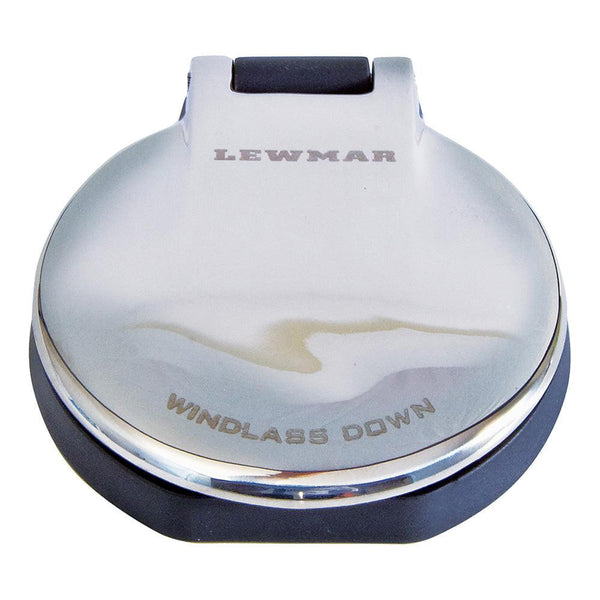 Lewmar Deck Foot Switch - Windlass Down - Stainless Steel [68000888] - Essenbay Marine