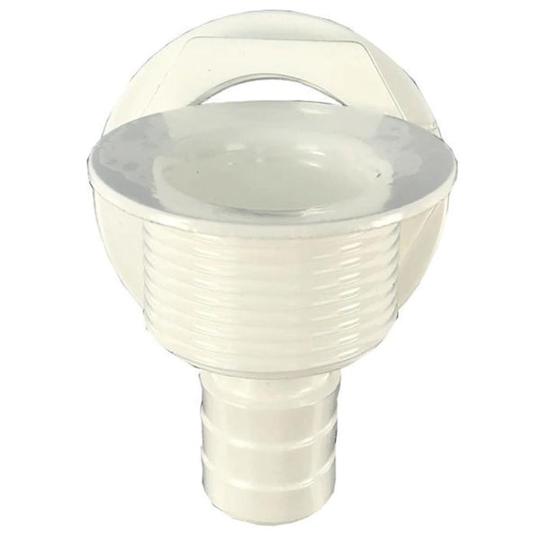 T-H Marine Straight Barbed All-Purpose Drain - White [APD-2-DP] - Essenbay Marine