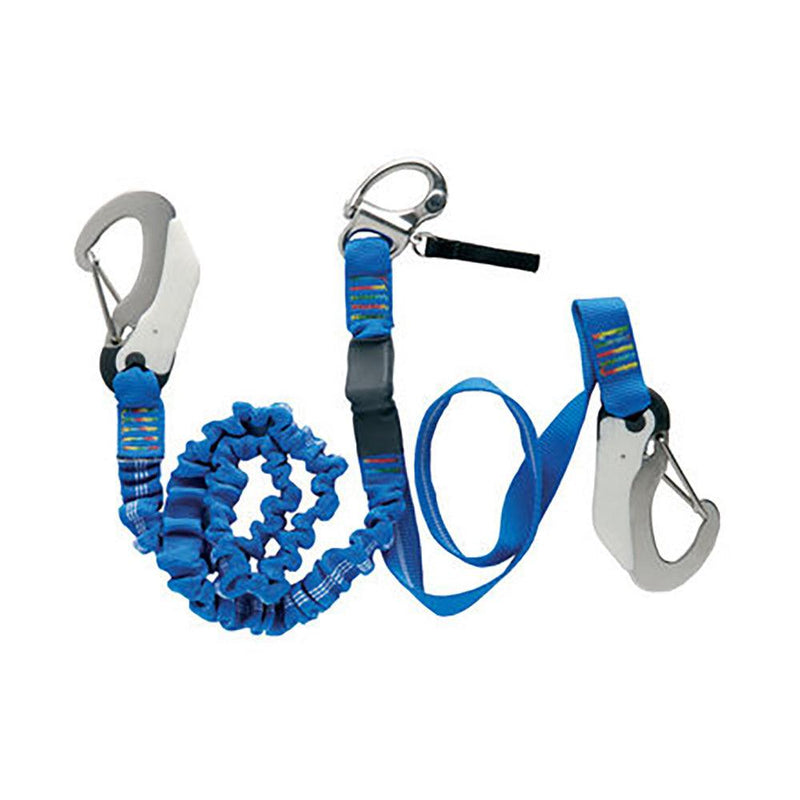 Wichard Double Releasable Elastic Tether Fixed Line w/3 Hooks [07008] - Essenbay Marine