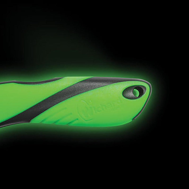 Wichard Offshore Knife - Serrated Blade - Shackler/Spike - Fluorescent [10122] - Essenbay Marine