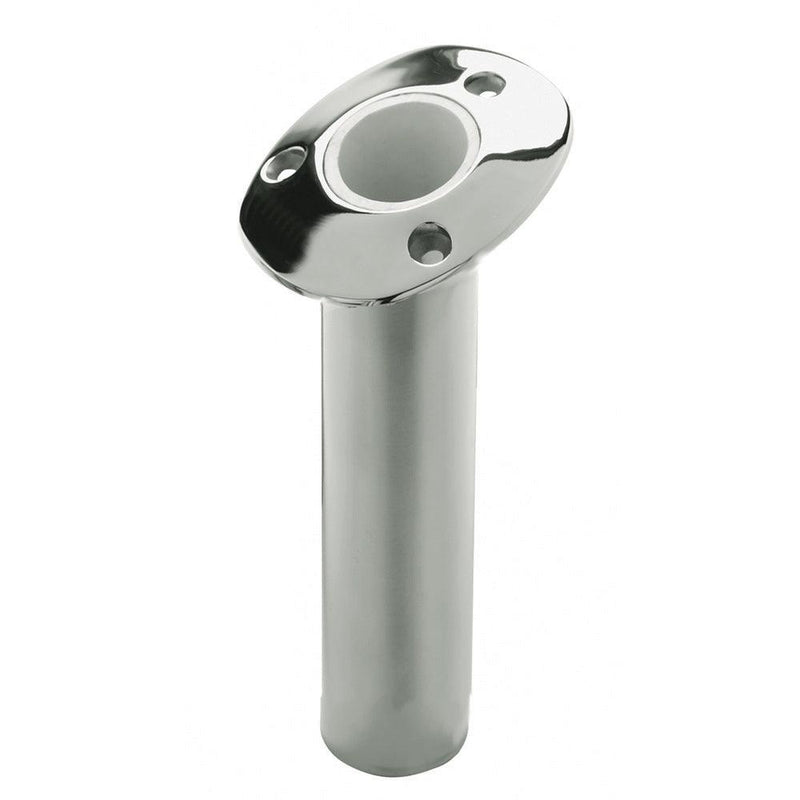 C.E. Smith 536810C - Flush Mount Rod Holder - 15 Degree - Cast - 10.5" Deep [536810C] - Essenbay Marine