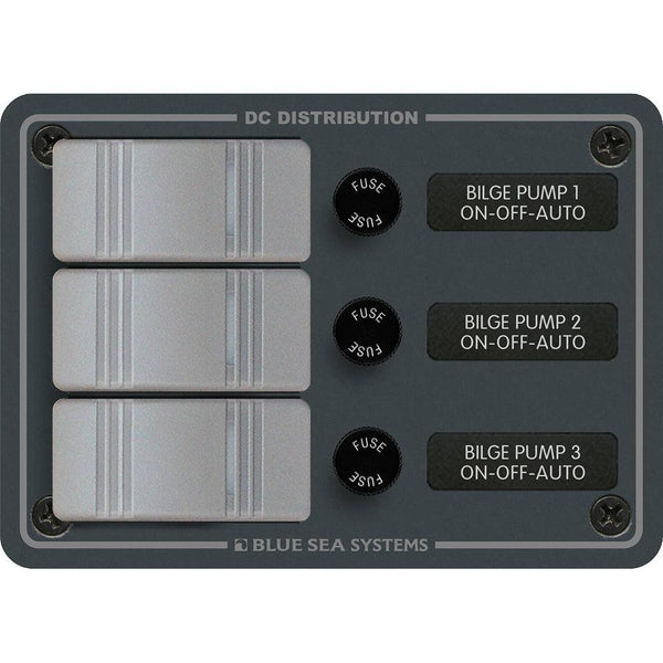 Blue Sea 8665 Contura 3 Bilge Pump Control Panel [8665] - Essenbay Marine