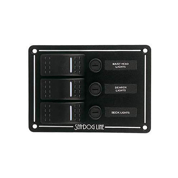 Sea-Dog Switch Panel 3 Circuit [425130-3] - Essenbay Marine