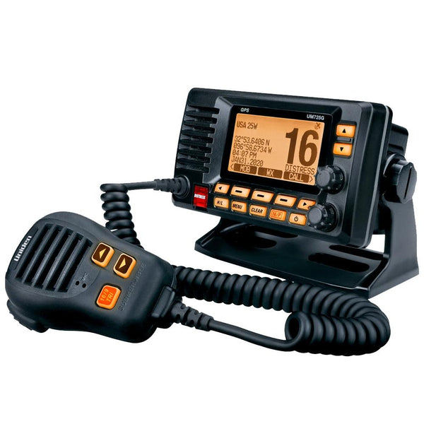 Uniden UM725 Fixed Mount Marine VHF Radio - Black [UM725BK] - Essenbay Marine