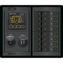 Blue Sea 1497 - 360 Panel - 8 Position 12V Flat Rocker M2 Multimeter w/SOC  Dual USB/12V Socket [1497] - Essenbay Marine