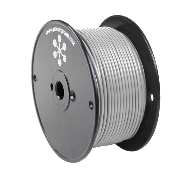 Pacer Grey 18 AWG Primary Wire - 250 [WUL18GY-250] - Essenbay Marine