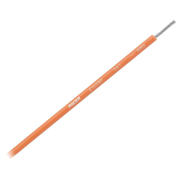 Pacer Orange 16 AWG Primary Wire - 25 [WUL16OR-25] - Essenbay Marine