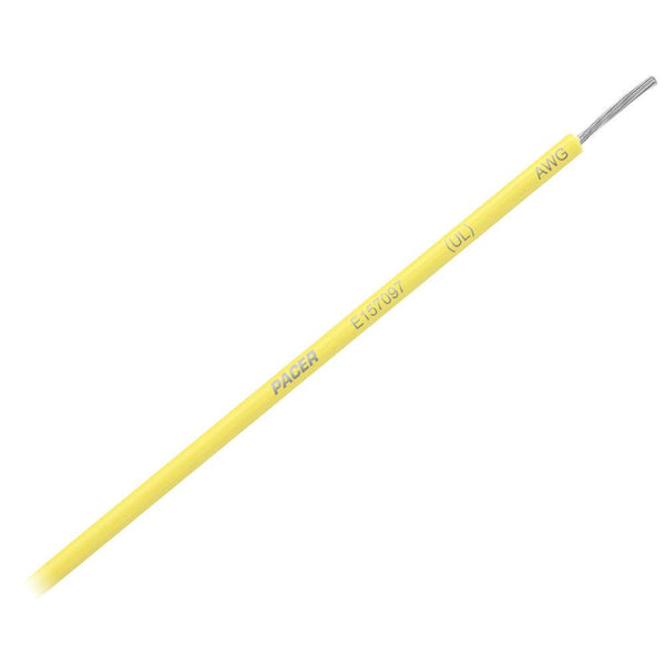 Pacer Yellow 16 AWG Primary Wire - 25 [WUL16YL-25] - Essenbay Marine