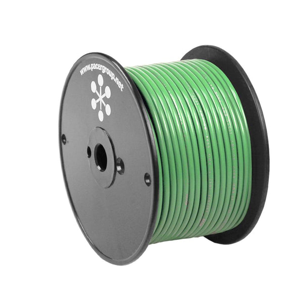 Pacer Light Green 16 AWG Primary Wire - 100 [WUL16LG-100] - Essenbay Marine