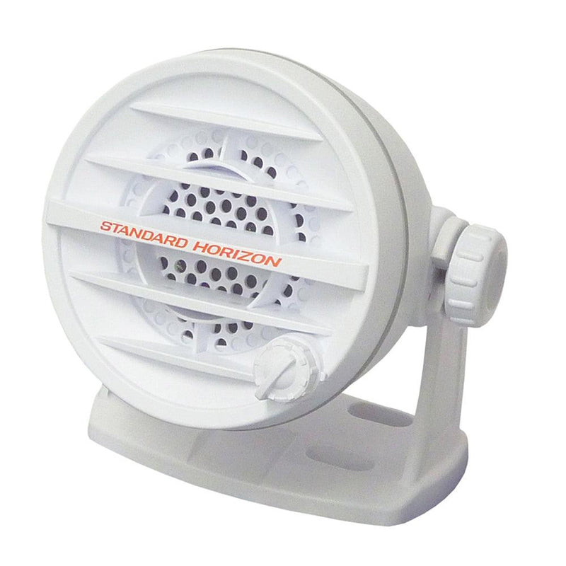 Standard Horizon 10W Amplified External Speaker - White [MLS-410PA-W] - Essenbay Marine