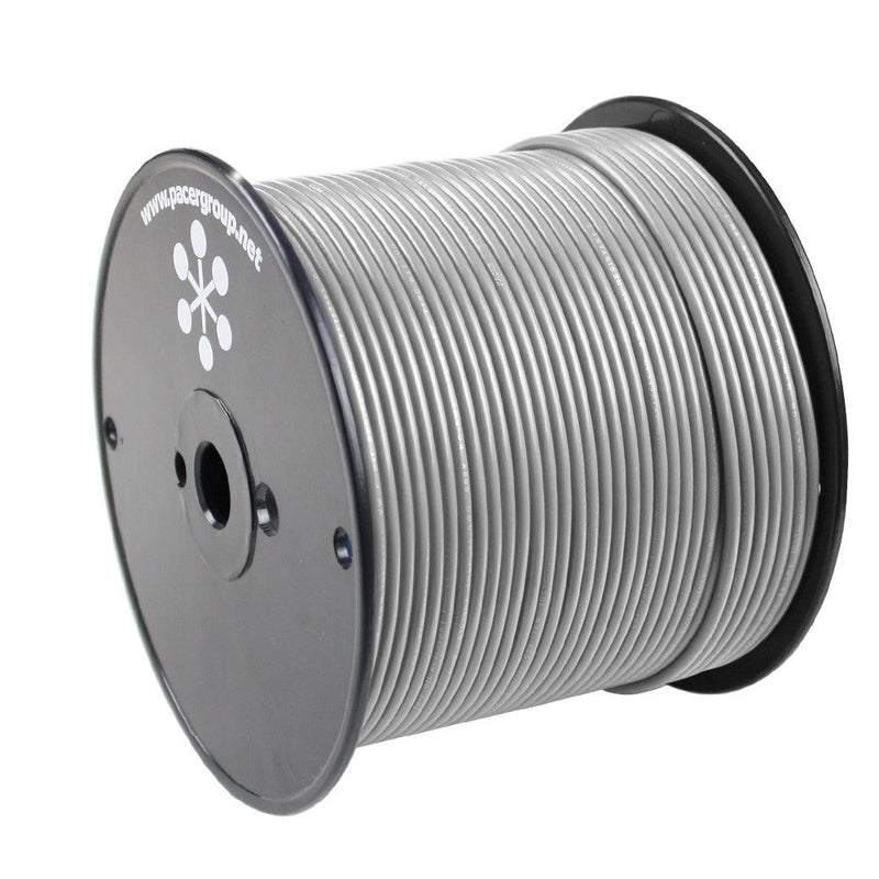 Pacer Grey 10 AWG Primary Wire - 500 [WUL10GY-500] - Essenbay Marine