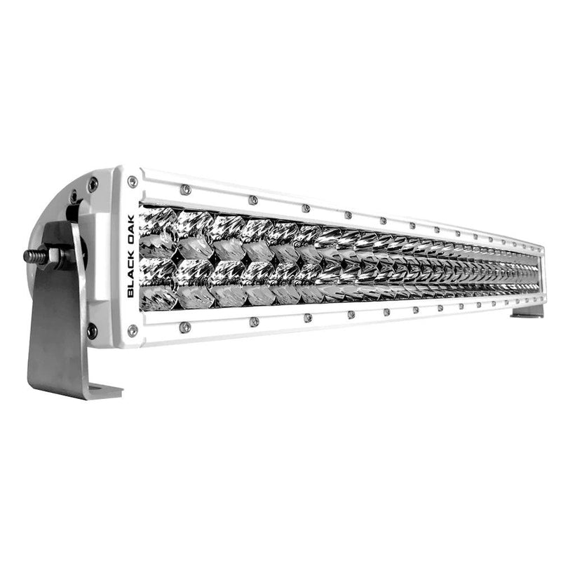 Black Oak Pro Series Curved Double Row Combo 30" Light Bar - White [30CCM-D5OS] - Essenbay Marine