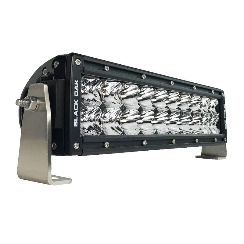 Black Oak Pro Series Double Row Combo 10" Light Bar - Black [10C-D5OS] - Essenbay Marine