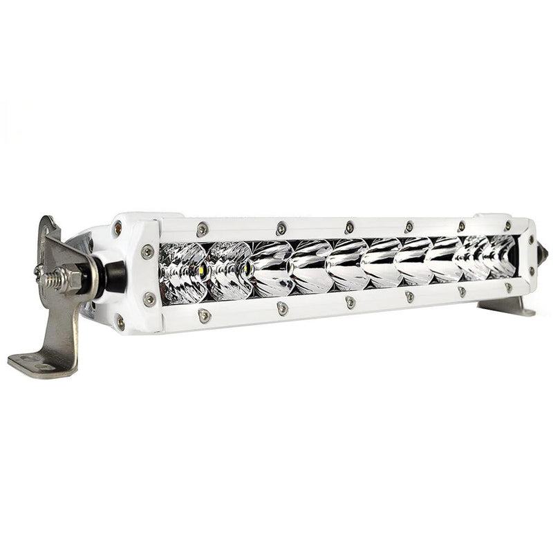 Black Oak Single Row Combo 10" Light Bar - White [10CM-S5OS] - Essenbay Marine