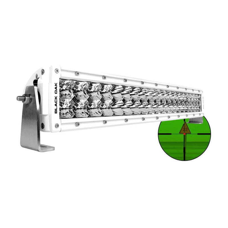 Black Oak Pro Series Double Row Combo Infrared 20" 850nm Light Bar - White [20MIR-850] - Essenbay Marine