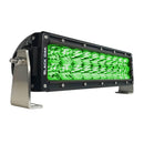 Black Oak Double Row Combo Green Hog Hunting 10" Light Bar - Black [10G-D3OS] - Essenbay Marine
