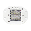 Black Oak Pro Series 2" Flush Mounted Diffused Light - White [2DM-FPOD10CR] - Essenbay Marine