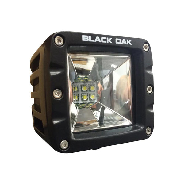 Black Oak Pro Series 2" Scene Light Pod- Black [2SL-POD10CR] - Essenbay Marine
