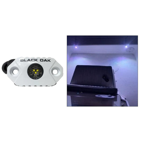 Black Oak Rock Accent Light - White - White Housing [MAL-W] - Essenbay Marine