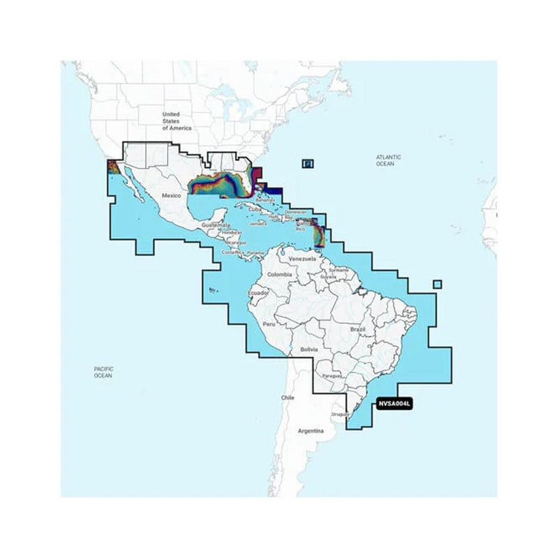 Garmin Navionics Vision+ NVSA004L -Mexico, the Caribbean to Brazil - Inland  Coastal Marine Charts [010-C1285-00] - Essenbay Marine