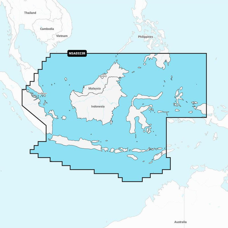 Garmin Navionics+ NSAE023R - Java  Borneo - Marine Chart [010-C1221-20] - Essenbay Marine