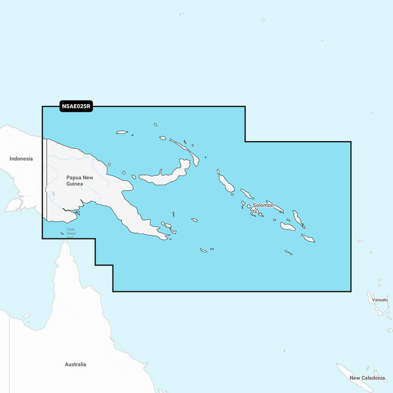 Garmin Navionics+ NSAE025R - Papua New Guinea  Solomon Islands - Marine Chart [010-C1223-20] - Essenbay Marine