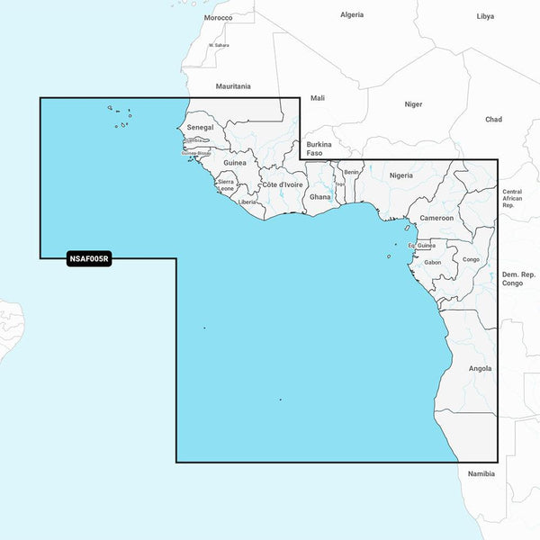 Garmin Navionics+ NSAF005R - Africa, West - Marine Chart [010-C1226-20] - Essenbay Marine