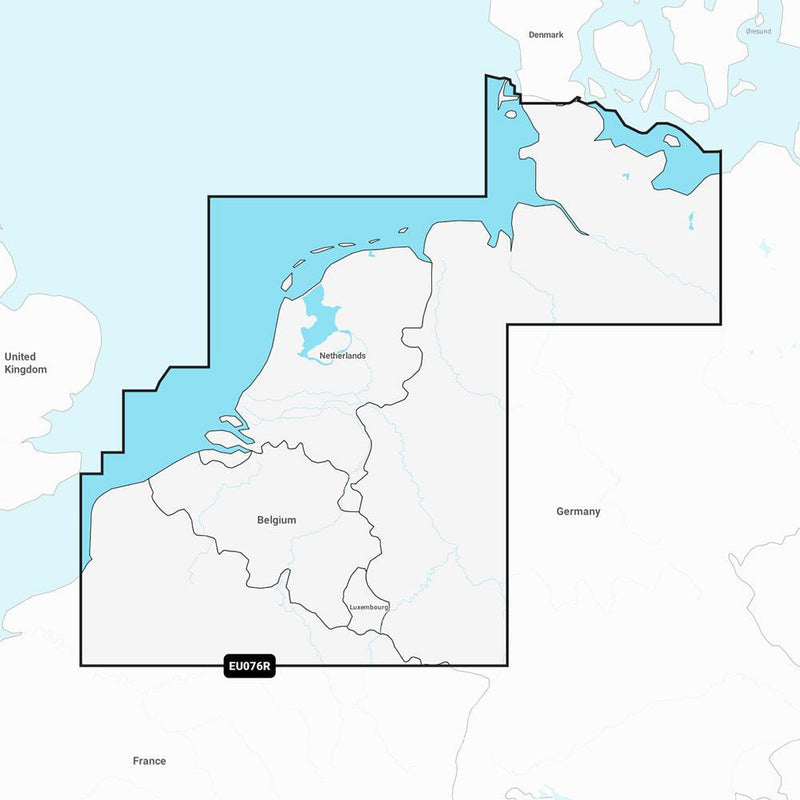 Garmin Navionics+ NSEU076R - Benelux  Germany, West - Marine Chart [010-C1242-20] - Essenbay Marine