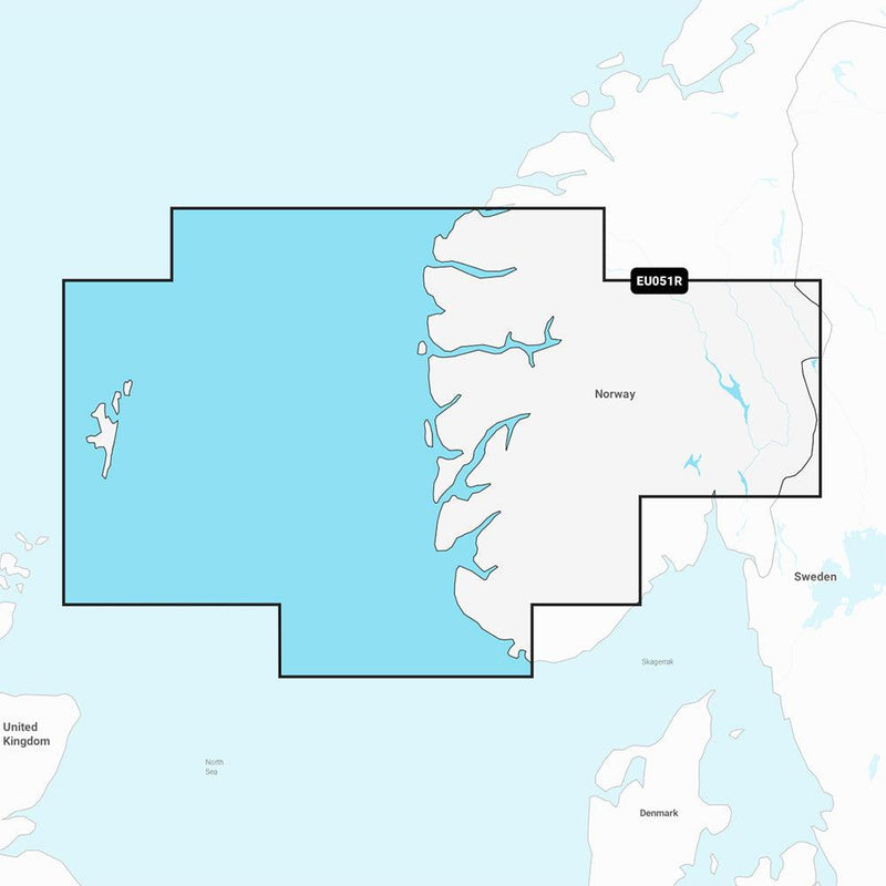 Garmin Navionics+ NSEU051R - Norway, Lista to Sognefjord - Marine Chart [010-C1250-20] - Essenbay Marine