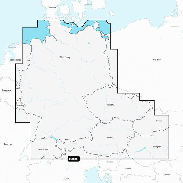 Garmin Navionics+ NSEU060R - Germany, Lakes  Rivers - Inland Marine Chart [010-C1255-20] - Essenbay Marine