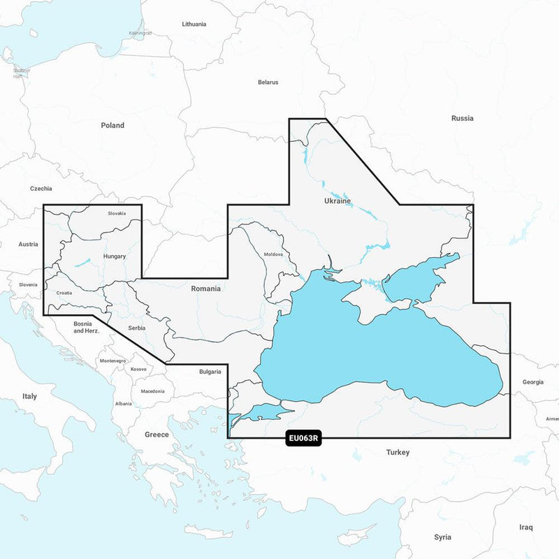 Garmin Navionics+ NSEU063R - Black Sea  Azov Sea - Marine Chart [010-C1258-20] - Essenbay Marine