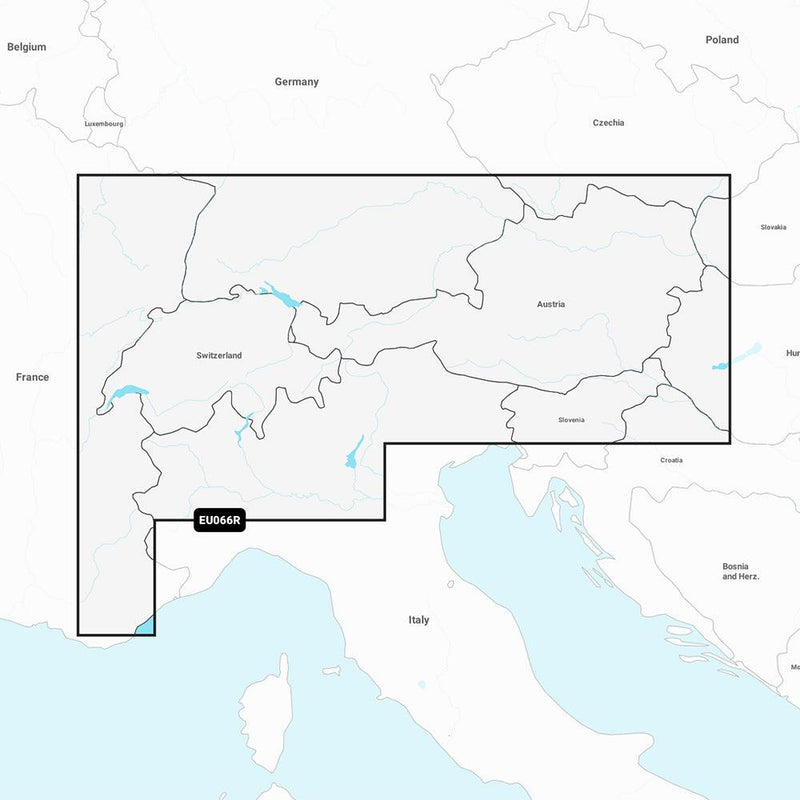 Garmin Navionics+ NSEU066R - Alpine Lakes  Rivers - Marine Chart [010-C1261-20] - Essenbay Marine