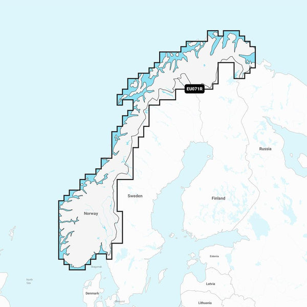 Garmin Navionics+ NSEU071R - Norway Lakes  Rivers - Inland Marine Chart [010-C1266-20] - Essenbay Marine