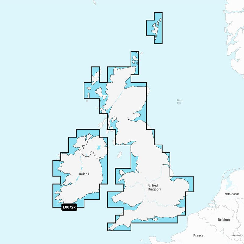 Garmin Navionics+ NSEU072R - U.K.  Ireland Lakes  Rivers - Marine Chart [010-C1267-20] - Essenbay Marine