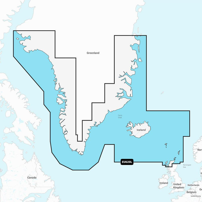 Garmin Navionics+ NSEU602L - Greenland  Iceland - Marine Chart [010-C1270-20] - Essenbay Marine