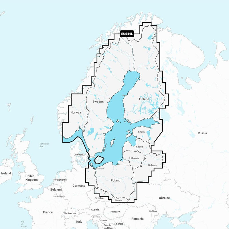 Garmin Navionics+ NSEU644L - Baltic Sea - Marine Chart [010-C1273-20] - Essenbay Marine