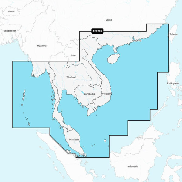 Garmin Navionics Vision+ NVAE020R - South China  Andaman Seas - Marine Chart [010-C1218-00] - Essenbay Marine