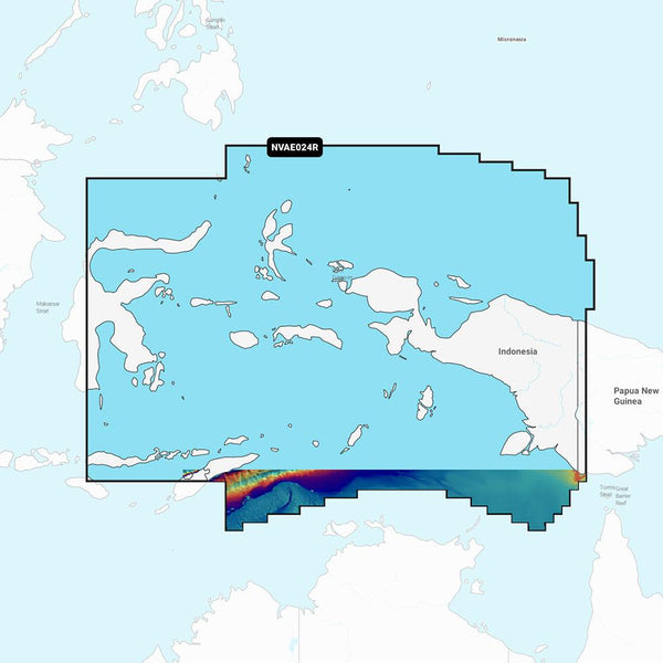 Garmin Navionics Vision+ NVAE024R - Central West Papua  East Sulawesi - Marine Chart [010-C1222-00] - Essenbay Marine