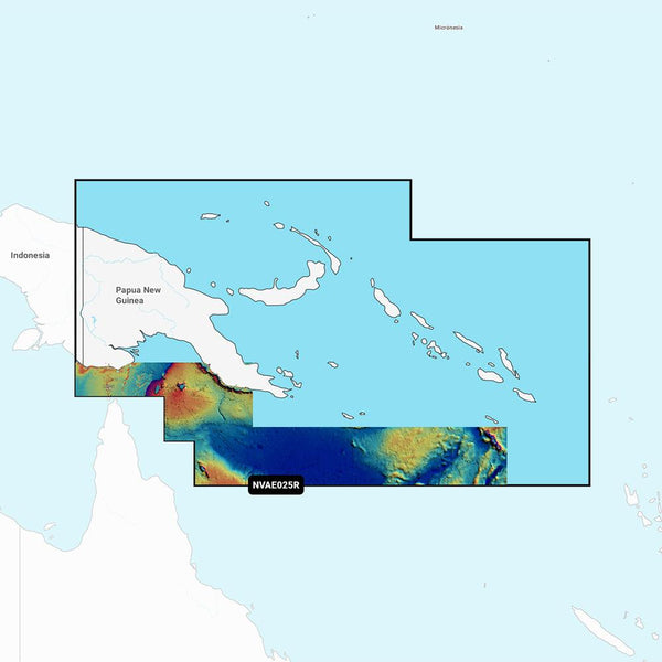 Garmin Navionics Vision+ NVAE025R - Papua New Guinea  Solomon Islands - Marine Chart [010-C1223-00] - Essenbay Marine