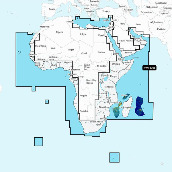 Garmin Navionics Vision+ NVAF630L - Africa  Middle East - Marine Chart [010-C1228-00] - Essenbay Marine