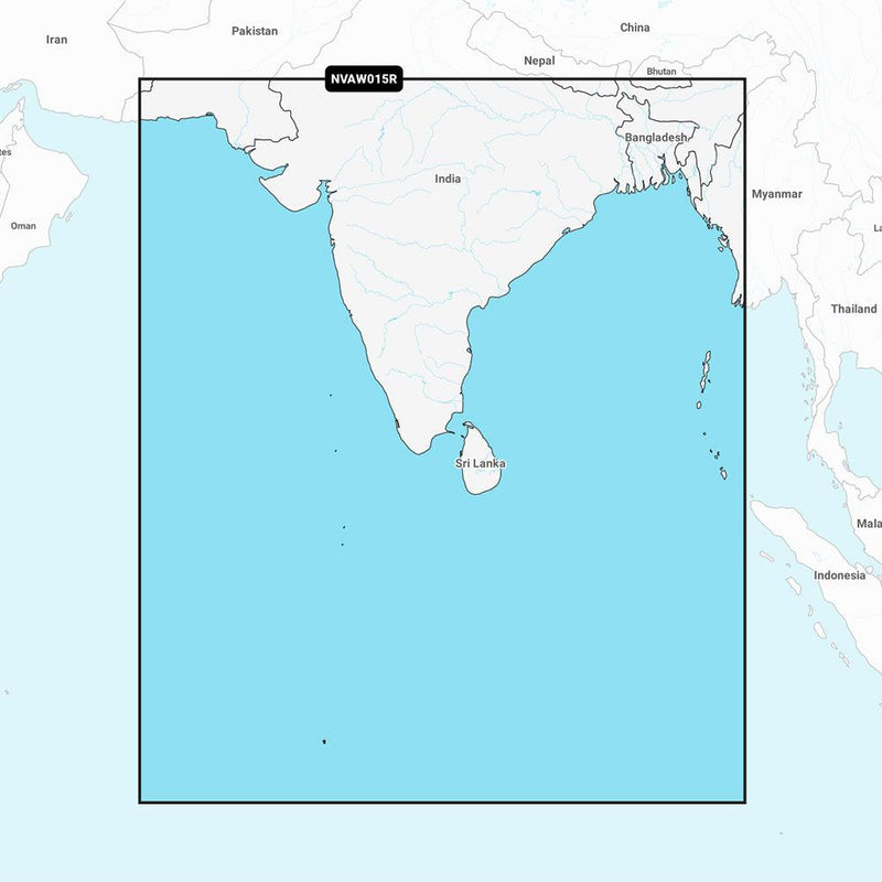 Garmin Navionics Vision+ NVAW015R - Indian Subcontinent - Marine Chart [010-C1230-00] - Essenbay Marine