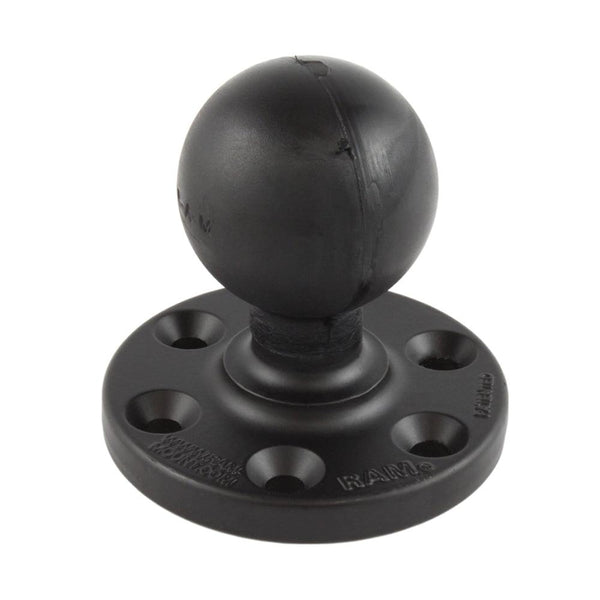 RAM Mount RAM Large Round Plate w/6-Hole Pattern  Ball [RAM-D-202U-SYM1] - Essenbay Marine