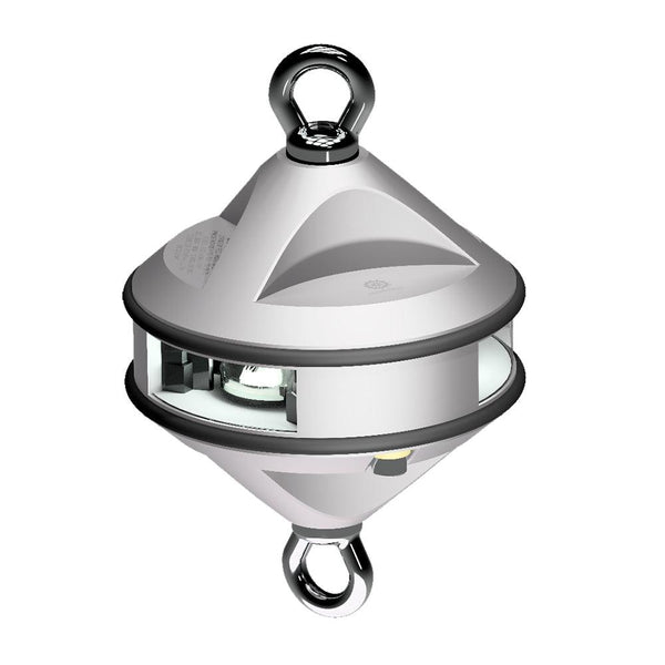 Lopolight Series 200-012 - Hoist Light - 2NM - White - Silver Housing [200-012G2-H1C] - Essenbay Marine