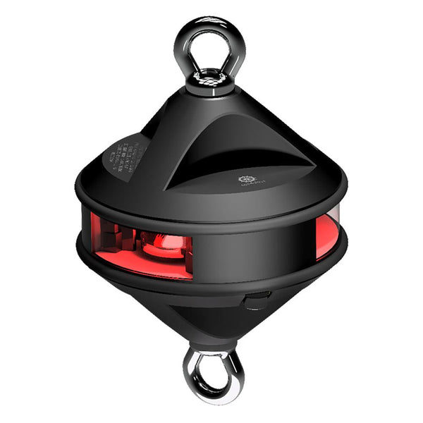 Lopolight Series 200-014 - Hoist Light - 2NM - Red - Black Housing [200-014G2-H1C-B] - Essenbay Marine