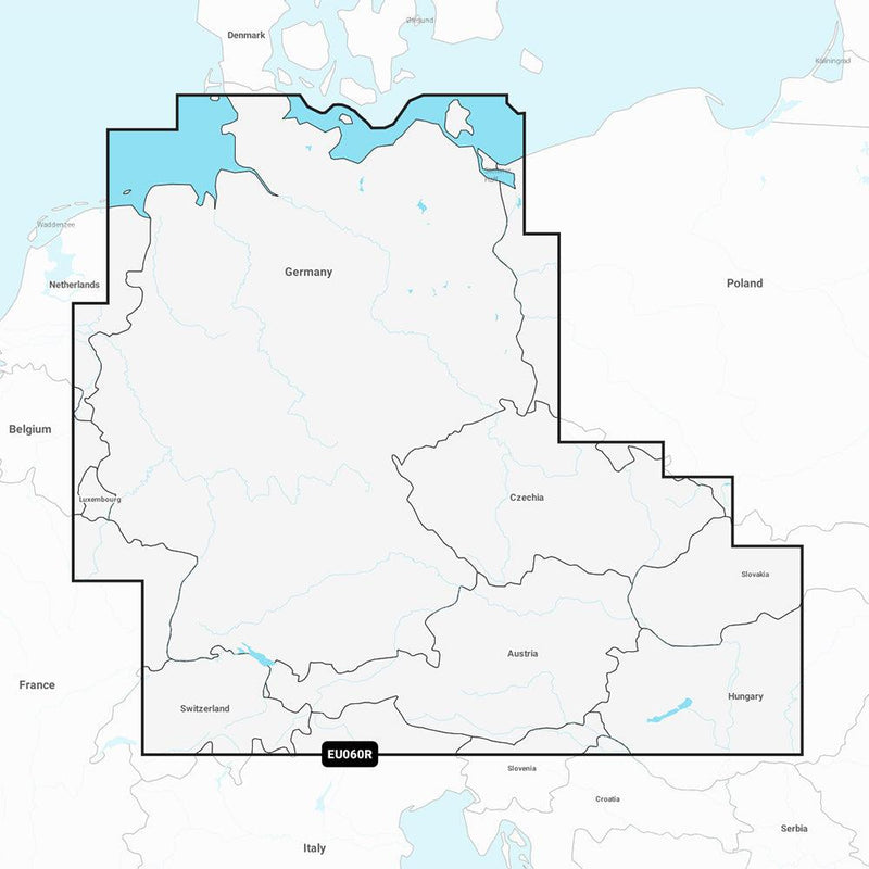 Garmin Navionics Vision+ NVEU060R - Germany, Lakes  Rivers - Inland Marine Chart [010-C1255-00] - Essenbay Marine