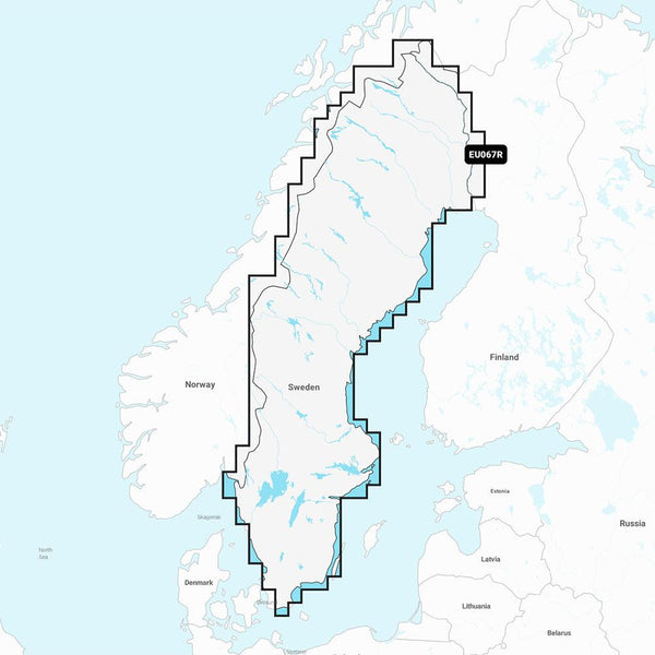 Garmin Navionics Vision+ NVEU067R - Sweden, Lakes  Rivers - Inland Marine Chart [010-C1262-00] - Essenbay Marine